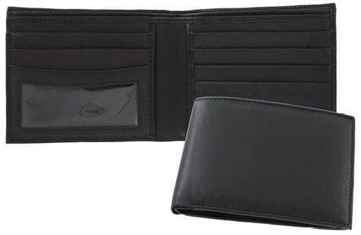 Ohio Travel Bag Novelty & Gift 3 1/2" Black, Buffalo Wallet, Leather, #M-1685-BLK M-1685-BLK