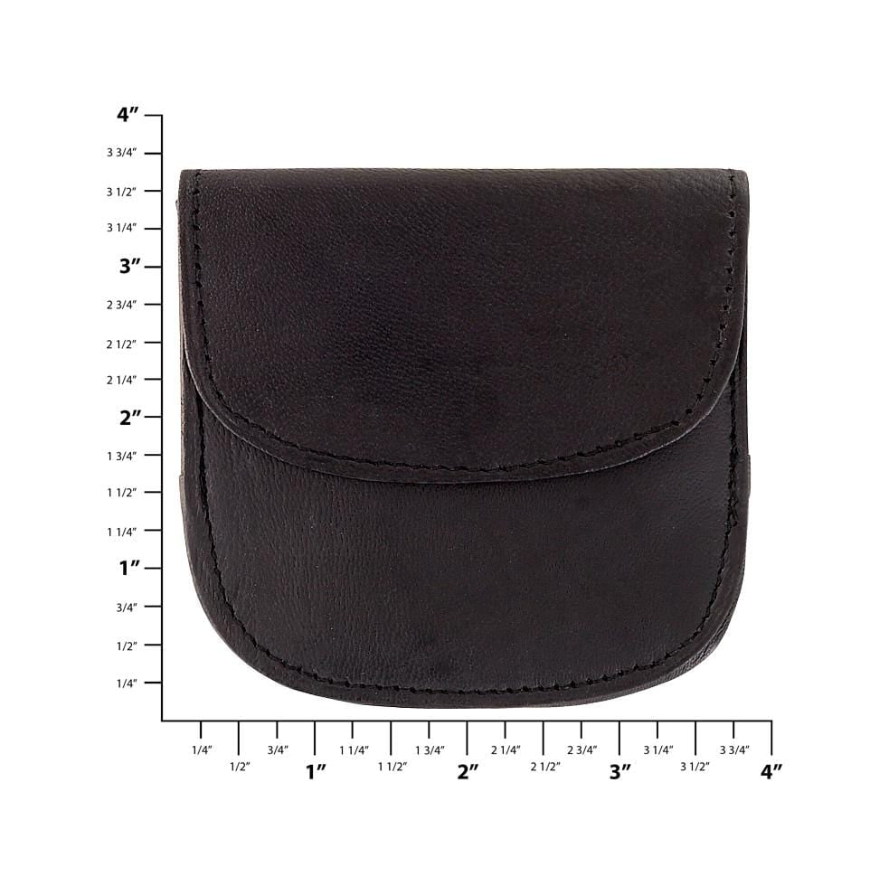 Ohio Travel Bag Novelty & Gift 3 1/2" Black, Taxi Wallet, Leather, #M-1669-BLK M-1669-BLK
