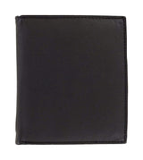 Ohio Travel Bag Novelty & Gift 4" Black, Hipster Wallet, Leather, #M-1659 M-1659