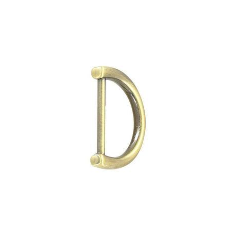 1 1/2" Antique Brass, D-Ring Handle Loop, Zinc Alloy, #P-3166-ANTB