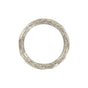 Ohio Travel Bag Rings & Slides 1 1/2" Antique Nickel, Round Ring Antique, Zinc Alloy, #P-3027-ANTN P-3027-ANTN