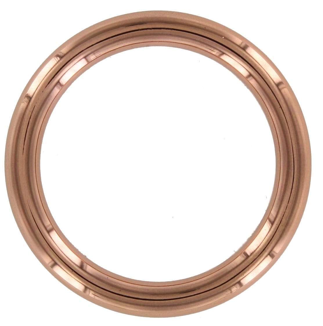 Ohio Travel Bag Rings & Slides 1 1/2" Copper, Cast Round Ring, Zinc Alloy, #P-2772-CPR P-2772-CPR