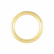 Ohio Travel Bag Rings & Slides 1 1/2" Gold, Cast Round Ring, Zinc Alloy, #P-2772-GOLD P-2772-GOLD
