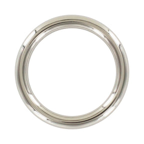 Ohio Travel Bag Rings & Slides 1 1/2" Nickel, Cast Round Ring, Zinc Alloy, #P-2772-NIC P-2772-NIC