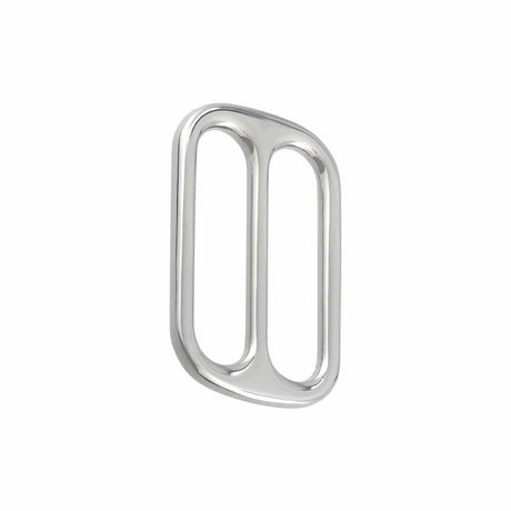 Ohio Travel Bag Rings & Slides 1 1/2" Nickel, Double Loop Slide, Zinc Alloy, #P-2810-NIC P-2810-NIC