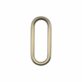 Ohio Travel Bag Rings & Slides 1 1/4" Antique Brass, Oval Ring, Zinc Alloy-5pk, #P-3037-ANTB P-3037-ANTB