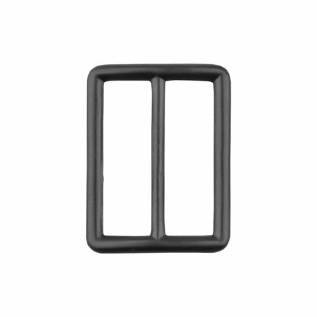 Ohio Travel Bag Rings & Slides 1 1/4" Black, Cast Concave Slide, Steel, #C-1354-BLK C-1354-BLK
