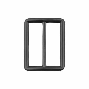 Ohio Travel Bag Rings & Slides 1 1/4" Black, Cast Concave Slide, Steel, #C-1354-BLK C-1354-BLK