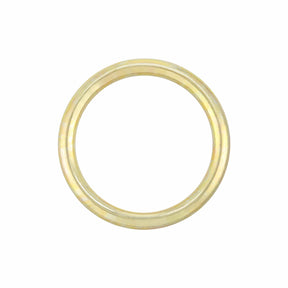 Ohio Travel Bag Rings & Slides 1 1/4" Shiny Brass, Solid Round Ring, Zinc Alloy, #A-235-BP A-235-BP