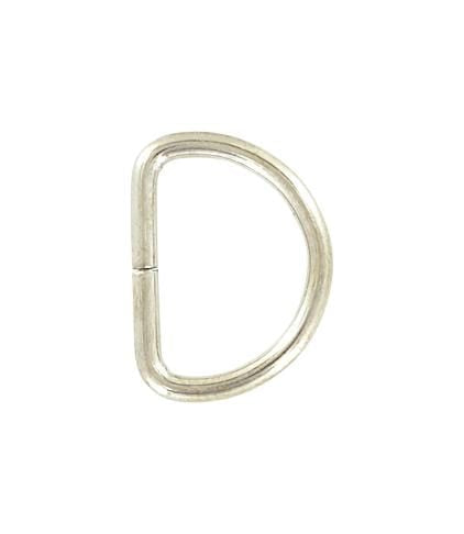 1/2" Shiny Nickel, Split D Ring Light, Steel, #D-101-NP – Weaver ...