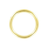 Ohio Travel Bag Rings & Slides 1 3/4" Shiny Brass, Cast Round Ring, Solid Brass, #P-839-1-3-4 P-839-1-3-4
