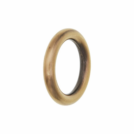 Ohio Travel Bag Rings & Slides 1" Antique Brass, Cast Heavy Round Ring, Zinc Alloy, #P-2549-ANTB P-2549-ANTB