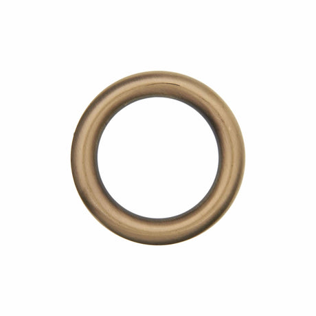 Ohio Travel Bag Rings & Slides 1" Antique Brass, Cast Heavy Round Ring, Zinc Alloy, #P-2549-ANTB P-2549-ANTB
