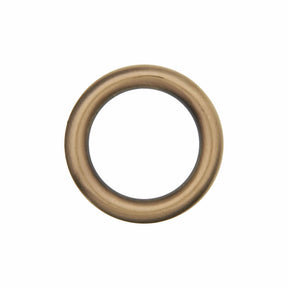 Ohio Travel Bag Rings & Slides 1" Antique Brass, Cast Heavy Round Ring, Zinc Alloy, #P-2549-ANTB P-2549-ANTB