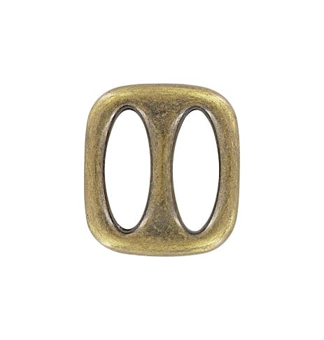 Ohio Travel Bag Rings & Slides 1" Antique Brass, Cast Slide Ring, Zinc Alloy, #C-2045-ANTB C-2045-ANTB