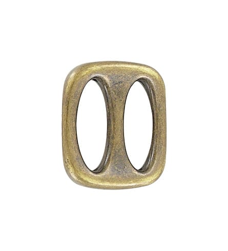 Ohio Travel Bag Rings & Slides 1" Antique Brass, Cast Slide Ring, Zinc Alloy, #C-2045-ANTB C-2045-ANTB