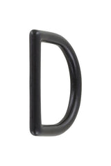 Ohio Travel Bag Rings & Slides 1" Black, Cast D Ring, Zinc Alloy, #P-2075-BLK P-2075-BLK