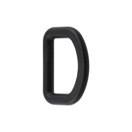 Ohio Travel Bag Rings & Slides 1" Black, Solid D Ring, Plastic, #DR-1 DR-1