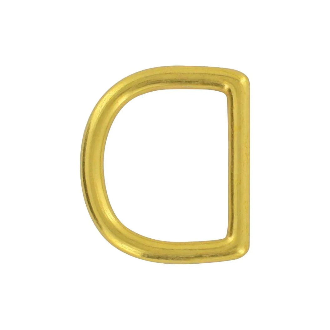 1" Brass, Cast D-Ring, Solid Brass, #P-1338