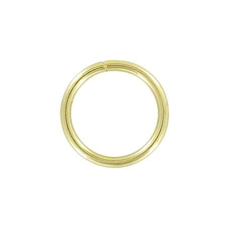 Ohio Travel Bag Rings & Slides 1" Brass Plated, Split Round Ring, Steel, #A-6-BP A-6-BP