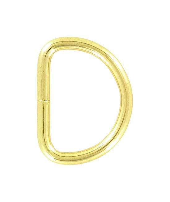 1" Shiny Gold, Split D-Ring Heavy, Steel, #D-110-BP – Weaver Leather Supply