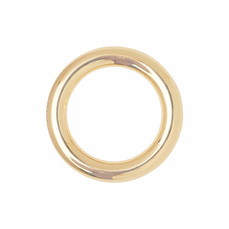 Ohio Travel Bag Rings & Slides 1" Gold, Cast Heavy Round Ring, Zinc Alloy, #P-2549-GOLD P-2549-GOLD