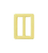 Ohio Travel Bag Rings & Slides 1" Gold, Double Loop, Zinc Alloy, #C-2114-GOLD C-2114-GOLD