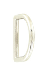 Ohio Travel Bag Rings & Slides 1" Nickel, Cast D-Ring, Zinc Alloy, #D-305-NP D-305-NP