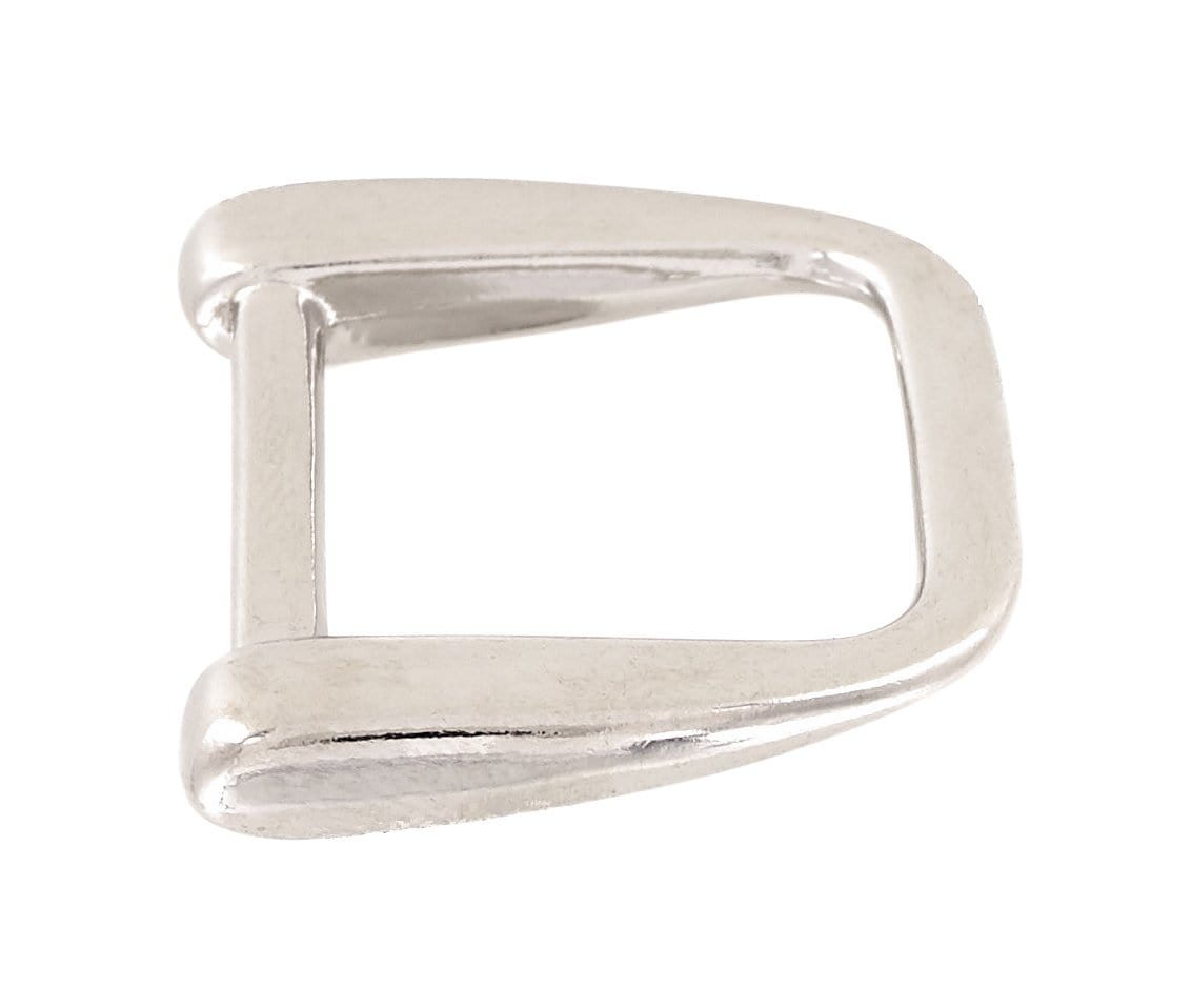 Ohio Travel Bag Rings & Slides 1" Nickel, Solid Rectangular Ring, Zinc Alloy, #P-2503 P-2503