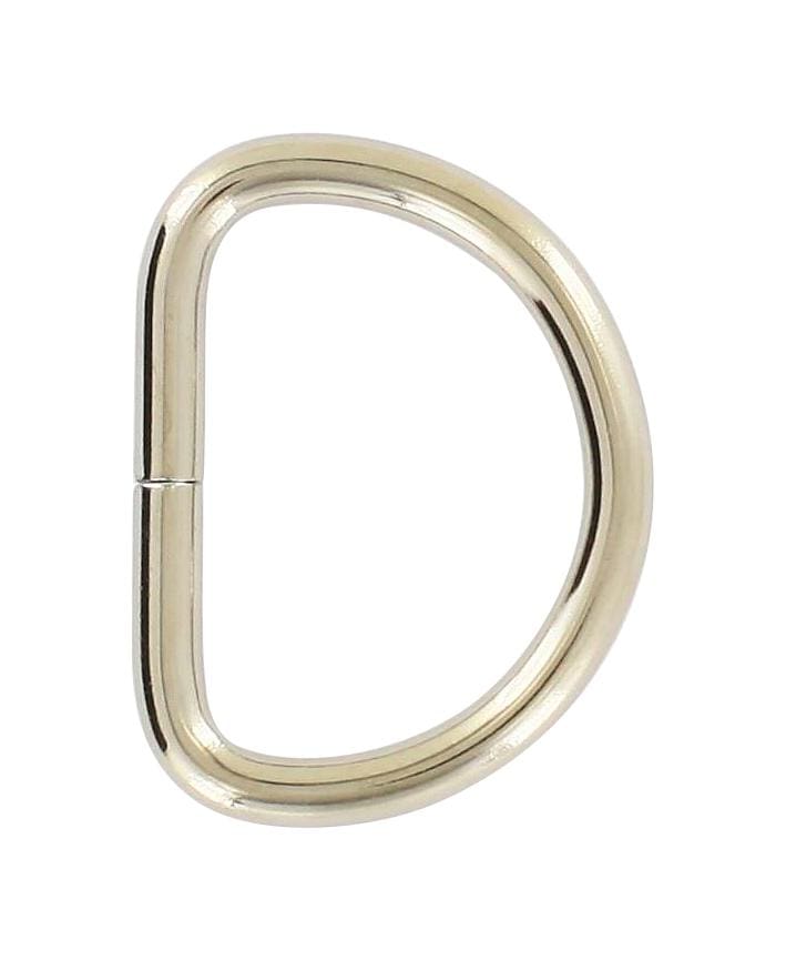 1" Nickel, Split D-Ring Heavy, Steel, #D-110-NP – Weaver Leather Supply