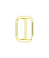 Ohio Travel Bag Rings & Slides 1" Shiny Gold, Double Loop, Zinc Alloy, #C-1901-GOLD C-1901-GOLD