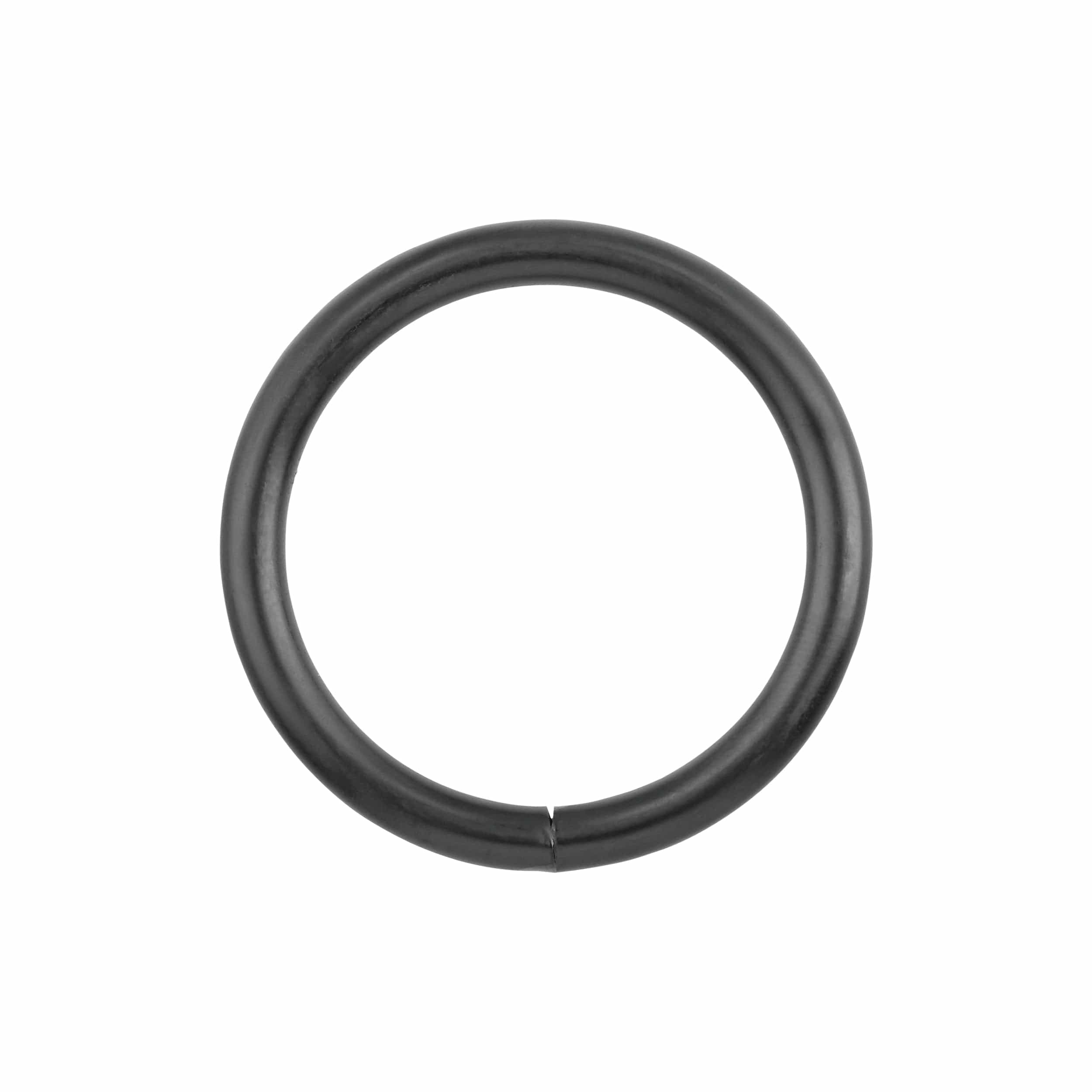 Ohio Travel Bag Rings & Slides 2" Black, Welded Round Ring, Steel, #P-2681 P-2681