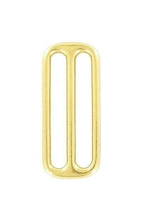 Ohio Travel Bag Rings & Slides 2" Brass, Cast Triglide, Solid Brass, #P-2249-SB P-2249-SB