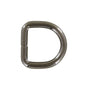 Ohio Travel Bag Rings & Slides 3/4" Gunmetal, Split D Ring, Steel, #P-2930-GUNM P-2930-GUNM