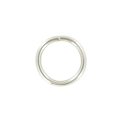 Ohio Travel Bag Rings & Slides 3/4" Nickel Plated, Split Round Ring, Steel, #A-5-NP A-5-NP