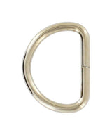 Ohio Travel Bag Rings & Slides 3/4" Nickel, Split D-Ring, Steel, #D-105-NP D-105-NP