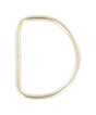 Ohio Travel Bag Rings & Slides 3" Nickel, Welded D Ring, Steel, #P-2430 P-2430