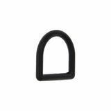Ohio Travel Bag Rings & Slides 5/8" Black, Cast D-Ring, Zinc Alloy, #D-302-BLK D-302-BLK