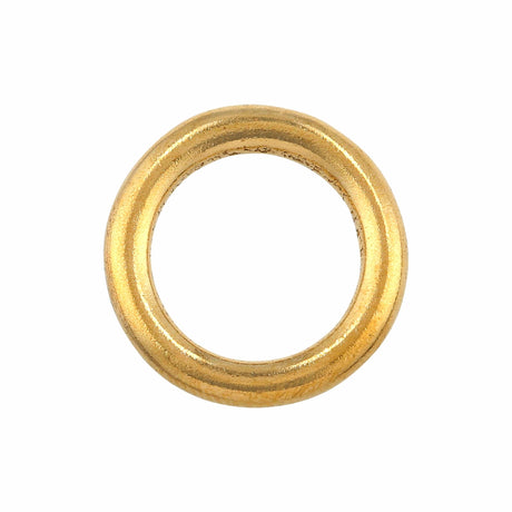 Ohio Travel Bag Rings & Slides 5/8" Brass, Solid Round Ring, Solid Brass, #P-3050 P-3050