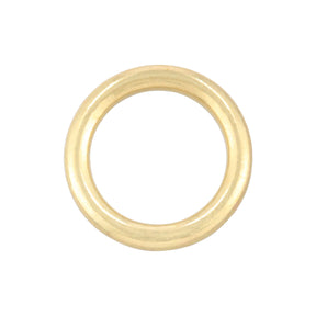 Ohio Travel Bag Rings & Slides 5/8" Brass, Solid Round Ring, Zinc Alloy, #A-231-BP A-231-BP