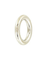 Ohio Travel Bag Rings & Slides 5/8" Shiny Nickel, Solid Round Ring, Zinc Alloy, #P-2327 P-2327