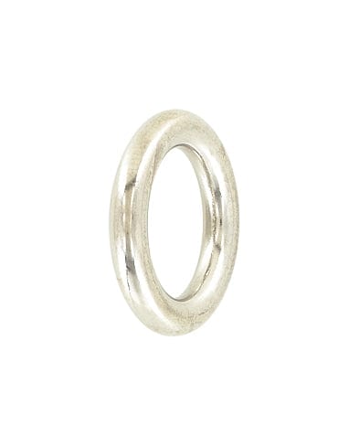 Ohio Travel Bag Rings & Slides 5/8" Shiny Nickel, Solid Round Ring, Zinc Alloy, #P-2327 P-2327