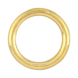 Ohio Travel Bag Rings & Slides 7/8" Brass, Solid Round Ring, Solid Brass, #P-3049 P-3049