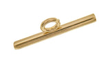 Ohio Travel Bag Strapping 1 1/2" Gold, Chain End Bar, Zinc Alloy, #P-2798-GOLD P-2798-GOLD