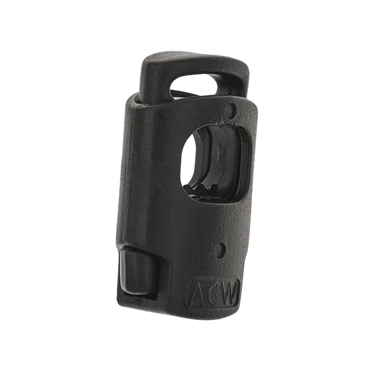 1" Black, Cord Lock, Plastic