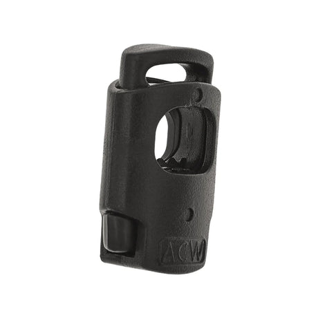 1" Black, Cord Lock, Plastic
