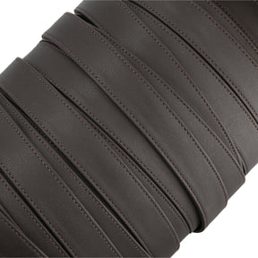 Ohio Travel Bag Strapping 1" Dark Brown, Leather Strapping, Leather, #CALF-1-DKBRO CALF-1-DKBRO