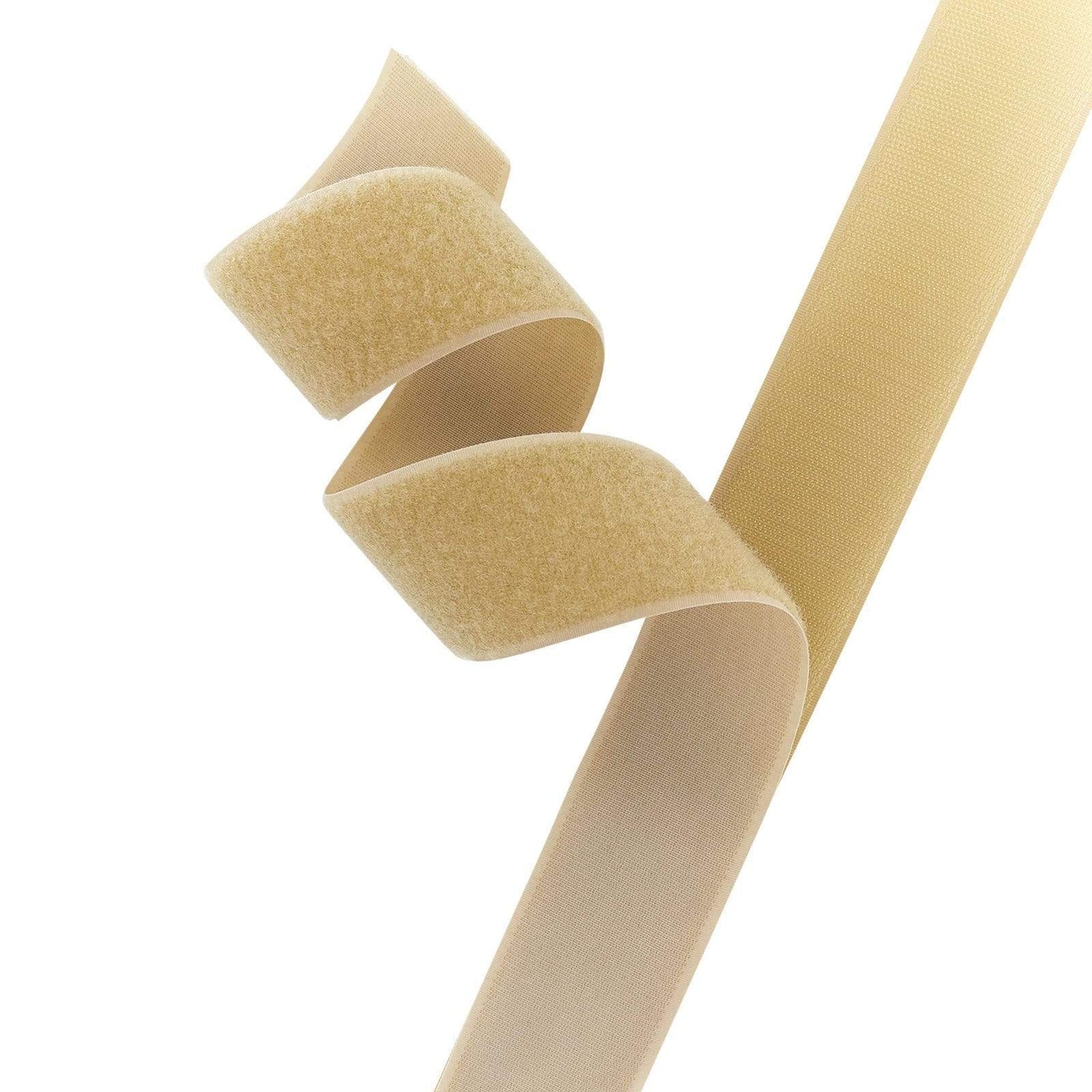 Ohio Travel Bag Strapping 2" Beige, Hook & Loop Sewing Type, #VEL-1-BGE-2 VEL-1-BGE-2