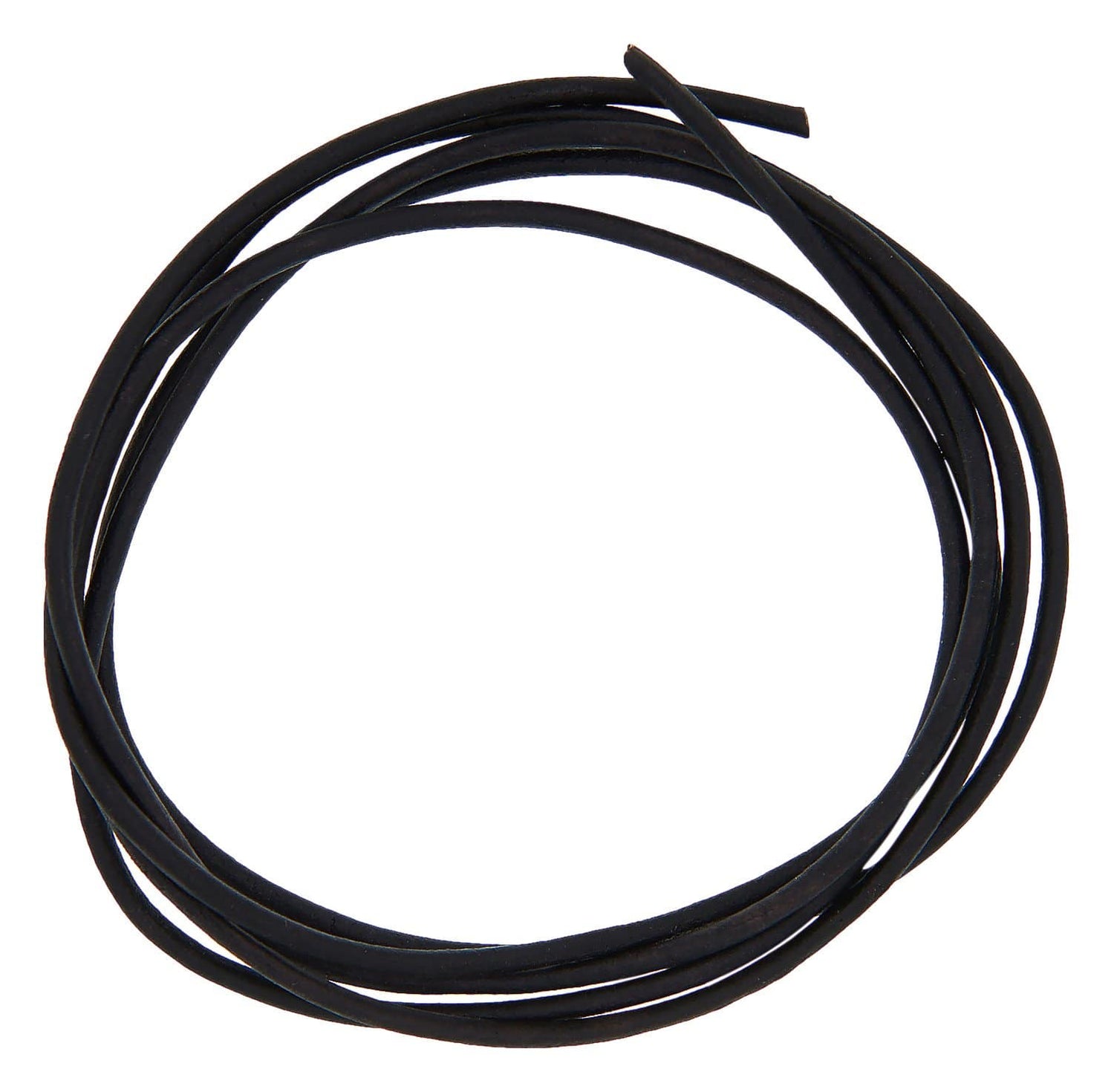 Ohio Travel Bag Strapping 3/32" Black, Round Cord, Leather, #M-1631-NATBLK M-1631-NATBLK