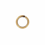 Ohio Travel Bag Strapping 3/8" Antique Brass, Split Round Jump Ring, Solid Brass, #A-2-1-2-BRS-OX A-2-1-2-BRS-OX